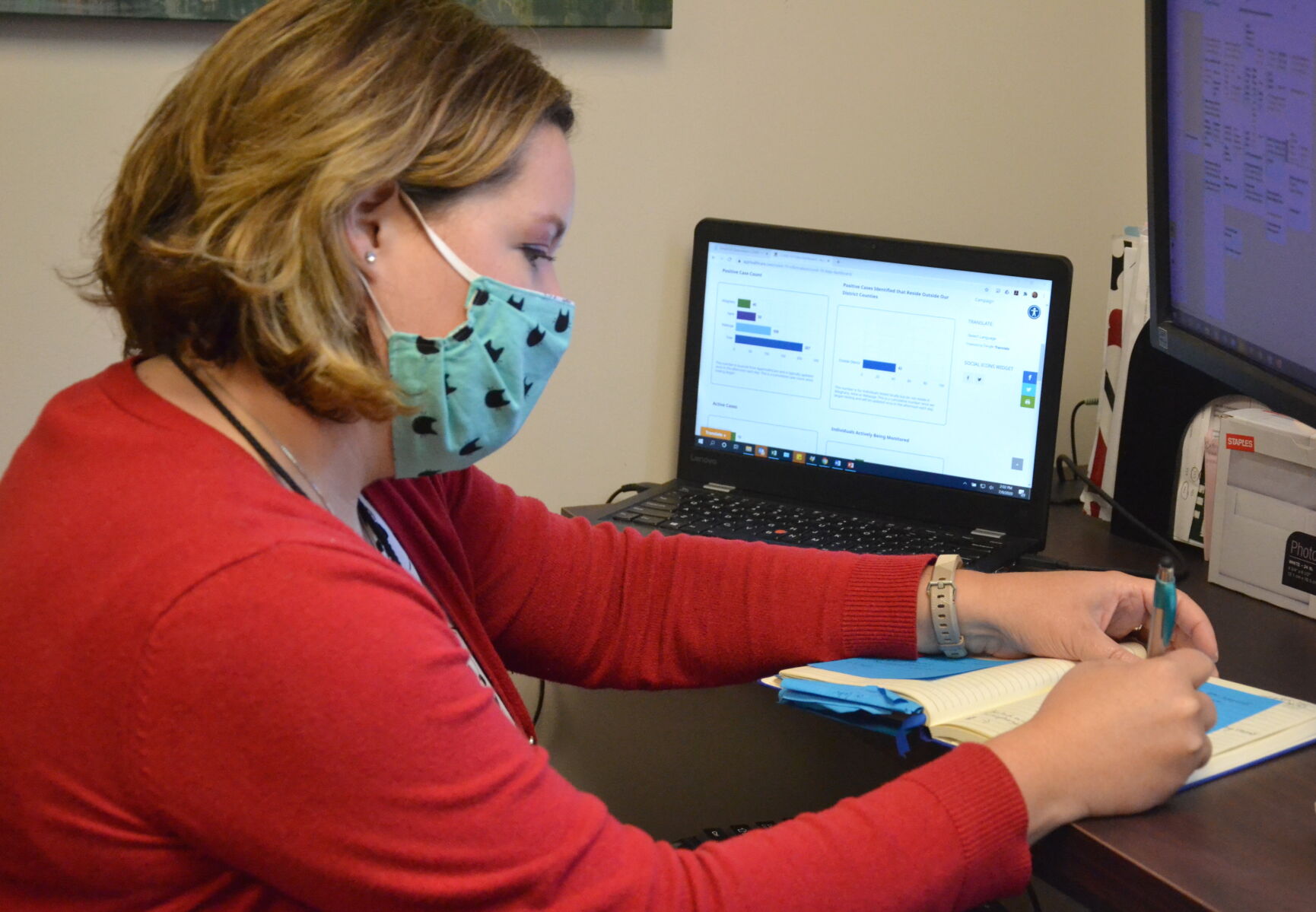 Jennifer Greene in office
